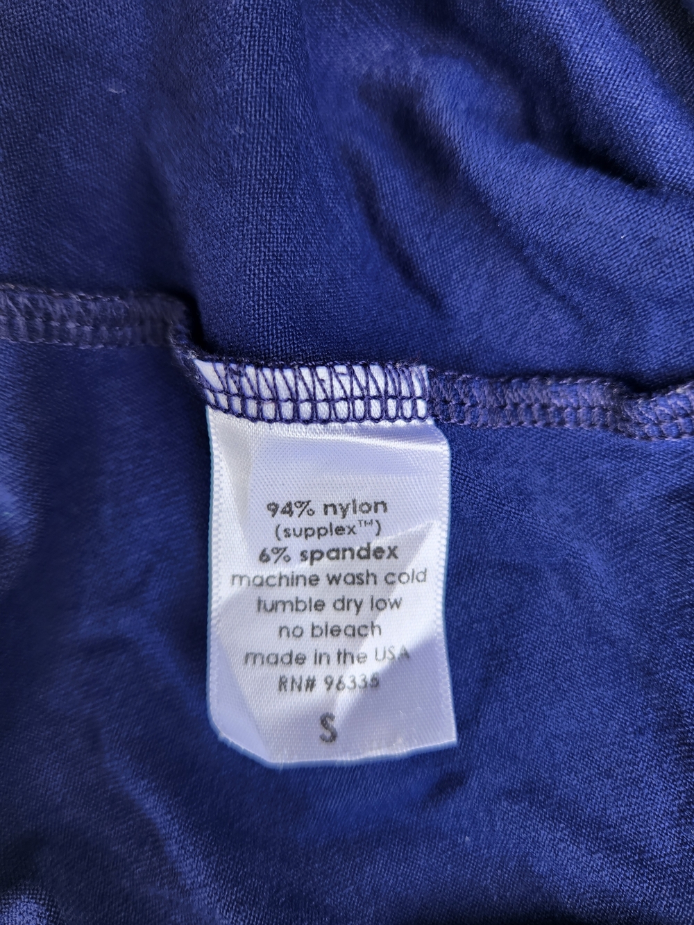Susana Monaco Navy Blue Stretch A-Line Maxi Skirt Small Made USA - Picture 5 of 6